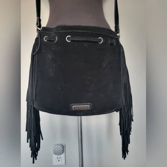 Vintage Steve Madden Suede Western Tassel Bag - Picture 1 of 4